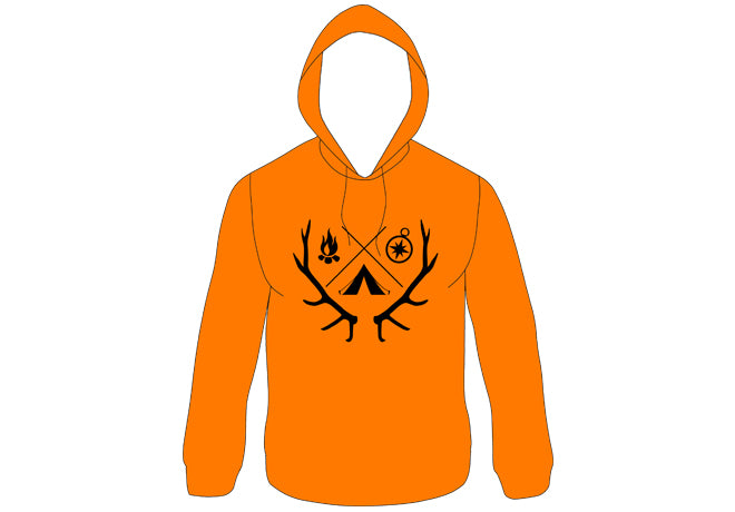 Endure Survival Performance Orange Hoodie