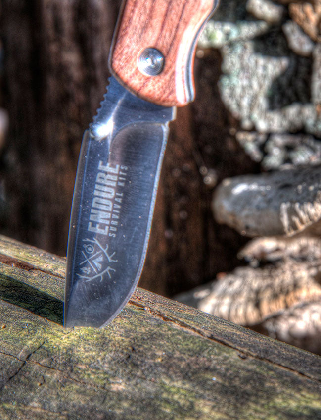 Outdoor Edge Pocket Lite with Wood Handle