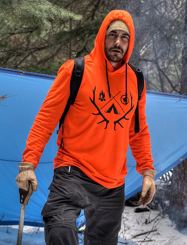 Endure Survival Performance Orange Hoodie
