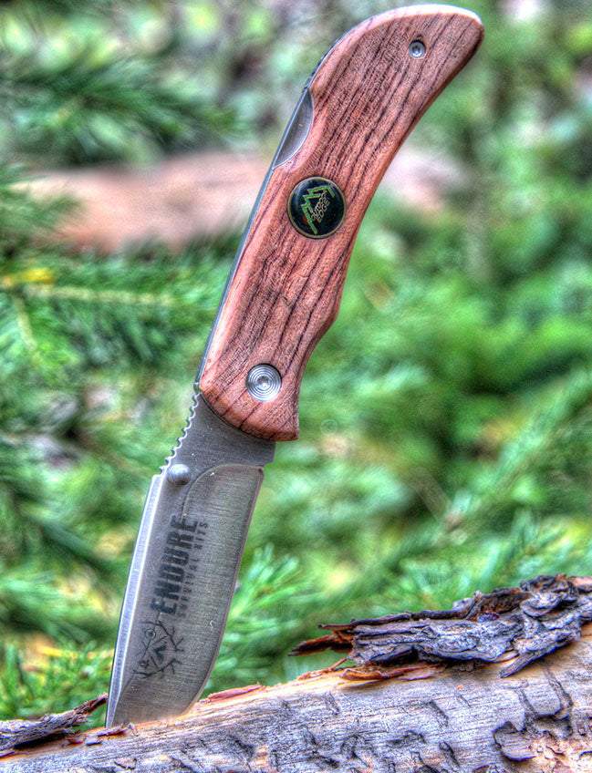Outdoor Edge Pocket Lite with Wood Handle